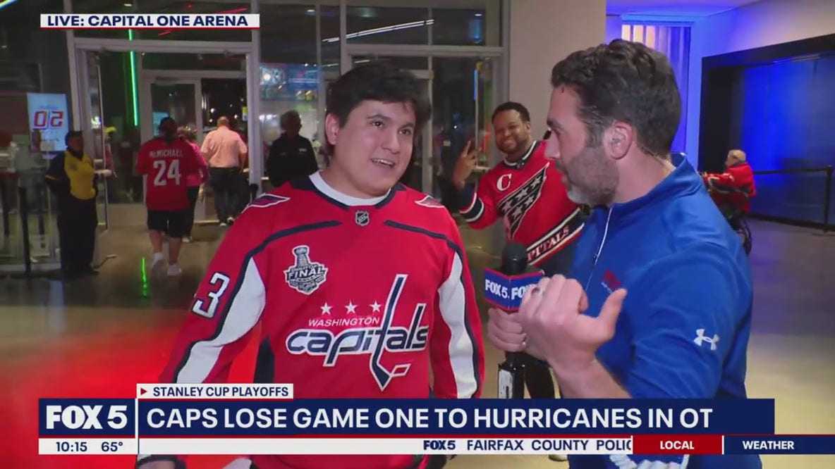 Hurricanes beat the Capitals in Game 1 of their 2nd-round series
